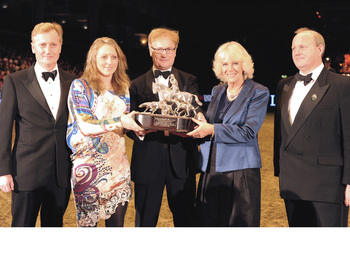 Saywell recognised with prestigious award at Olympia 